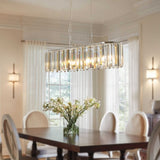 (Same as W1340P189407/L5018) Modern Oval Crystal ceiling chandelier Luxury Home Decor Light Fixture