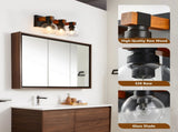 Black Bathroom Light Fixture, Vanity Lighting Fixtures Over Mirror, Wall Sconces for Living Room 41326241