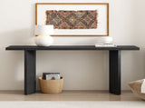 Stylish Console Table with Pine Veneer Geometric Legs,Suitable for Living Room, Study N711P289142B