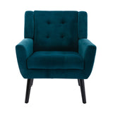 Modern Soft Velvet Material Ergonomics Accent Chair Living Room Chair Bedroom Chair Home Chair With W676P313941