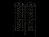 2 Pack Metal Garden Trellis 86.7" x 19.7" Rustproof Trellis for Climbing Plants Outdoor Flower 64001647