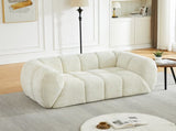 Chenille Pure Foam Sofa, Quilted Cloud Sofa, Deep-Seat Chenille Pure Foam Sofa, Comfortable W834P442225