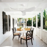 38 Inch Ceiling Fan Without Light, Modern Indoor Outdoor Ceiling Fans with DC Motor Remote Control W882P164174