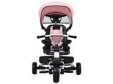 Pink 6-in-1 Convertible Kids Tricycle 1-5Y Stroller Trike with Adjustable Push Handle, Removable 02308222