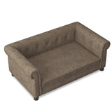 Elegant rectangular pet bed for small and medium-sized dogs, durable elevated dog sofa bed, W487P271483
