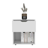 Aberdeeen 19.7-Inch High Nightstand End Table with Open Shelf B070P173171