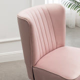 Elon Contemporary Velvet Upholstered Accent Chair, Pink T2574P164257