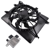 ZUN Radiator Condenser Fan Assembly 253802T500 for Hyundai Sonata Kia Optima 2.4L l4 45542614