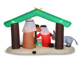 6ft With 8 Lamp Beads Inflatable Nativity Garden Jesus Decoration 46163067