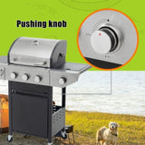 Propane Grill 3 Burner Barbecue Grill Stainless Steel Gas Grill with Side Burner, 37,000 BTU Outdoor W3212P279747