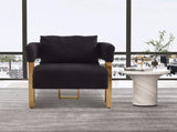TS Modern decorative chair, living room side chair with gold metal legs, no wheels, suitable for 63970822