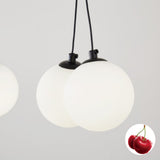 ZUN Broghan 8 - Light Sphere Globe Chandelier Kitchen Pendent Light[No Bulb][Unable to ship on weekends, 34721478
