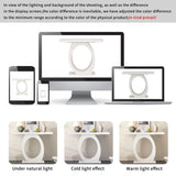 Mirod Stylish Modern Console Table with Egg-Shaped Base,Enhanced Stability and Durability,Sleek N760P214780W