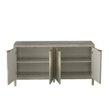 ZUN Sideboard Buffet, 59" Storage with Storage,Modern Wood Buffet,Storage W757P203146