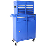 ZUN 5-Drawer Rolling Tool Chest, High Capacity Tool Storage Cabinet W/Lockable Wheels, Adjustable Shelf W1239132607