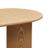 Length 39.37 Inch Modern Coffee Table,MDF Oval Coffee Table for Living Room,Small Coffee Table with W2582P217995