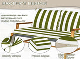 Outdoor Loveseat Cushion Set, 48 x 24 inch, Water Repellent Patio Furniture Cushions Replacement 98887834