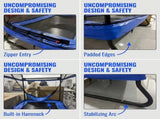 4*6ft Outdoor Square Trampolines for Kids Adults Long Rectangular Tumbling Trampoline W2071P320537