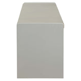 Beige and White Bench with Storage B062P209176