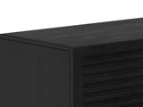 62 inch Fireplace Mantel, Black Finish B108P255366