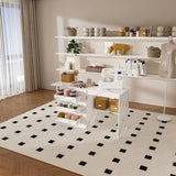 4-in-1 Folding Sewing Table with Lockable Wheels Multi-Functional Craft Station, End Table, W2700P311798