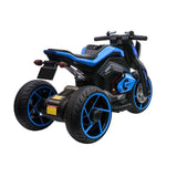 ZUN 12V Three-wheel Ride On Motorcycle, Kids Electric Motorbike with Horns, LED Lights, Gift for Kids W2181P195996