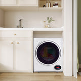 GYJ28-88-E Compact portable Household clothes Dryer 1.5CUFT Drum Dryer with LED display -White 120V 90579716