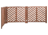 Air Conditioner Fence Screen Outside, Cedar Privacy Fence 3 Panels to Hide AC & Trash Enclosure, 70398257