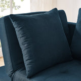 Convertible Sleeper Sofa Chair Adjustable Backrest Recliner with Pullout Sofa Bed with Wheels, W1413P227517