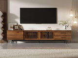 78" TV Stand for TVs up to 85", TV Console for Living Room, Media Console with Two Drawers, N710P510682P