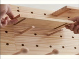 4060cm Solid Wood Pegboard 1 Panel An INS style decorative and storage integrated log 24987299