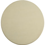 Antique White Accent Table with Pedestal Base B062P185650