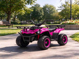 24V 4 Wheeler for Kids, Dual Motor Ride on ATV with Soft Start, Battery Display, Music & Lights, for 16876746