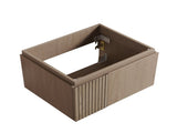 24" MURI Heidelberg Woodgrain Plywood Cabinet with 2 Doors, NO Basin and Top, NO Faucet and Sink W2615P479156