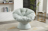 Oversized Swivel Accent Chair, 360 Swivel Barrel Chair, Papasan Chair for Living Room Bedroom W1752P200977