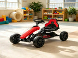 Red Kids Pedal Go Kart Swing Axle & Shock-Absorbing Wheels, Promote Kids Physical Exercise While 44398318