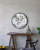 D31.5x0.5" Theodor Mirror with industrial design Round Mirror with Metal Frame for Wall Decor & W2078124323