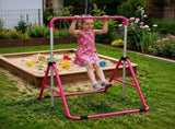 Adjustable Kids Gymnastics Bar - Foldable Horizontal Bar Home, Safe Sturdy Training Equipment 47472381