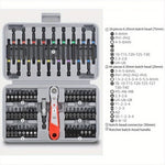 ZUN 68pcs ratchet screwdriver screwdriver set with flat cross plum blossom shaped screwdriver head and 38393178