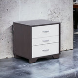 Eloy White & Black Finish Accent Table B2726P287564