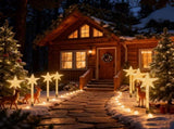 Christmas Star Solar Pathway, 8 Modes Waterproof Outdoor Decor, Romantic Holiday Ambiance 89731999