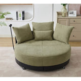 52.75'' Oversized Round Swivel Chair,360&deg Swivel Chair, Couples W1628P218358
