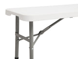 6FT Outdoor Courtyard Foldable Bench 80733827