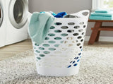 (3 pack) Flexible Round Laundry Hamper, White Plastic (Shipment from Walmart) 28762498