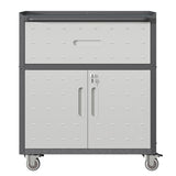 Sturdy and Durable Metal Tool Cabinet for Garage Wheels - Mobile Heavy-Duty Storage Cabinet T2398P222833