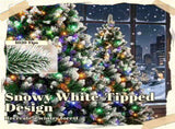 6ft Full Artificial Christmas Tree with Hinged Branches 87884223
