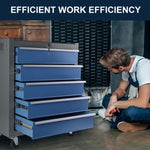 ZUN High Capacity Rolling Tool Chest with Wheels and Drawers, 5-Drawer Tool Storage Cabinet 55581857