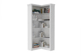 Corner bookshelf, 5 tier open bookshelf, good texture, sturdy and durable, high environmental 10203171