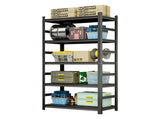 87 "H heavy-duty storage rack, five layer adjustable metal shelf, suitable for tool rooms, garages, 02599831