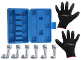 Deep Socket Wrench Set 12-19mm fit for BMW Audi Diesel 1/2" Drive L Type 6pcs 68612785